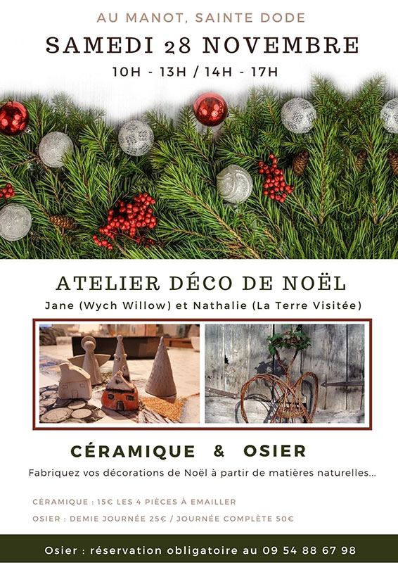 ANNULÉ – Atelier déco de Noël