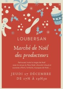 Marché de noel loubersan