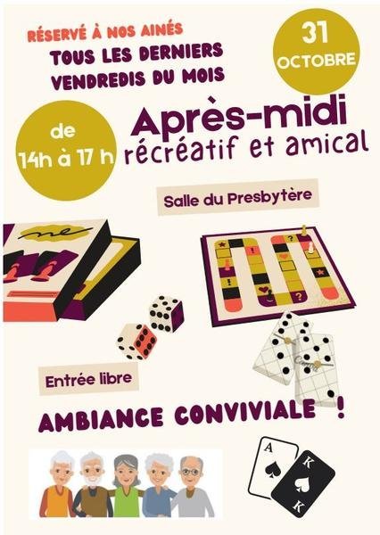 Après-midi récréatif et amical