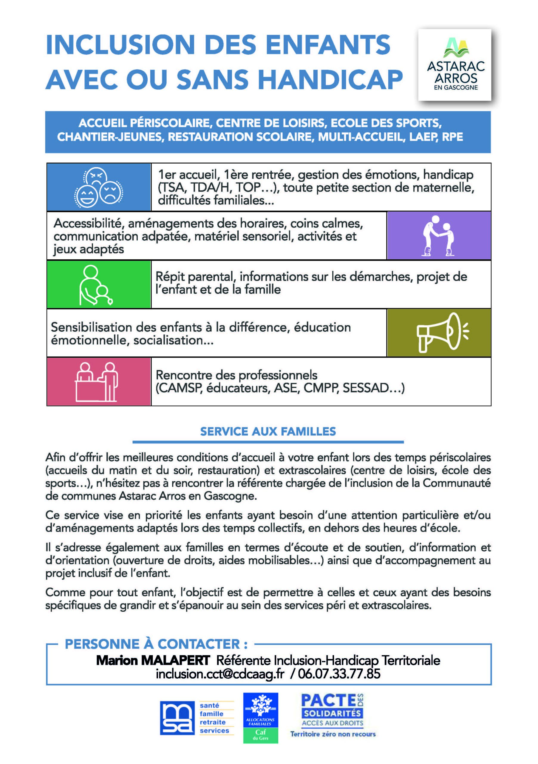 [HANDICAP] Centre de loisirs