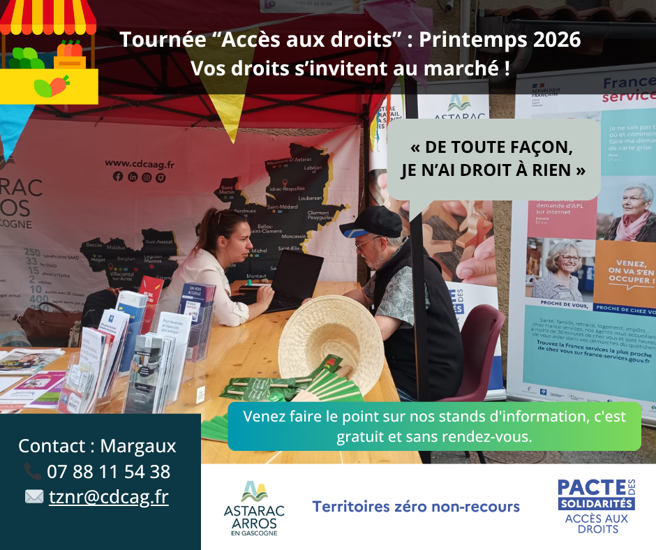 Top départ pour la TOURNÉE « ACCÈS AUX DROITS » : PRINTEMPS 2026 !