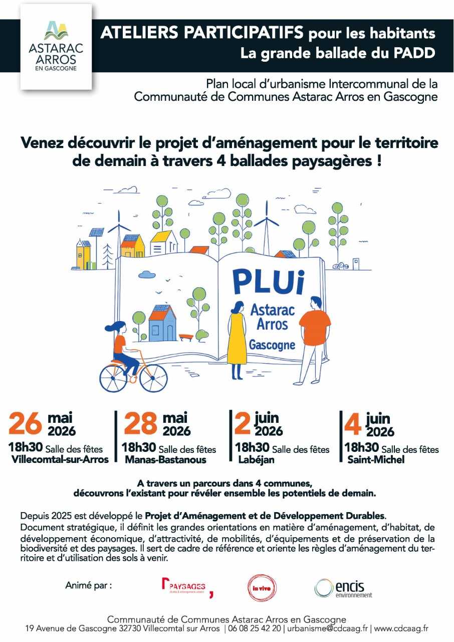 Ateliers participatifs pour les habitants