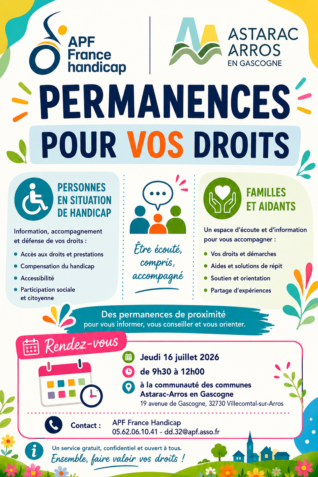 Permanences pour vos droits