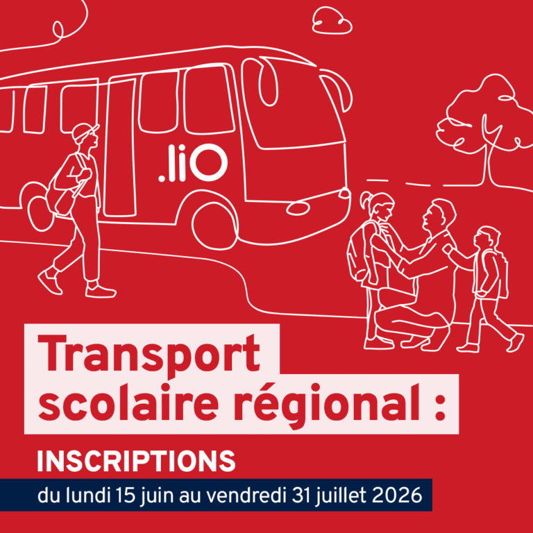 Inscriptions au transport liO ouvertes !