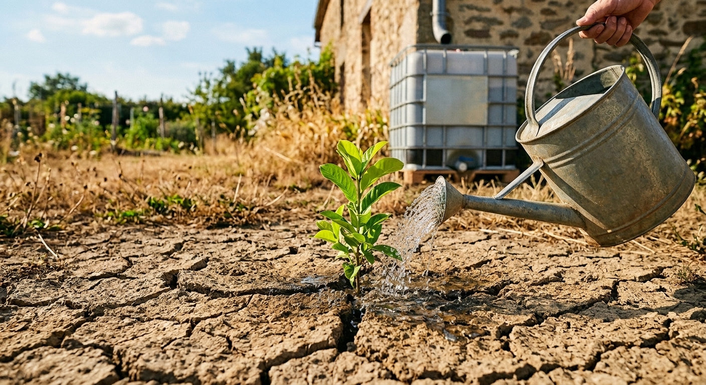 Anticipez la sécheresse : récupérez l’eau de pluie