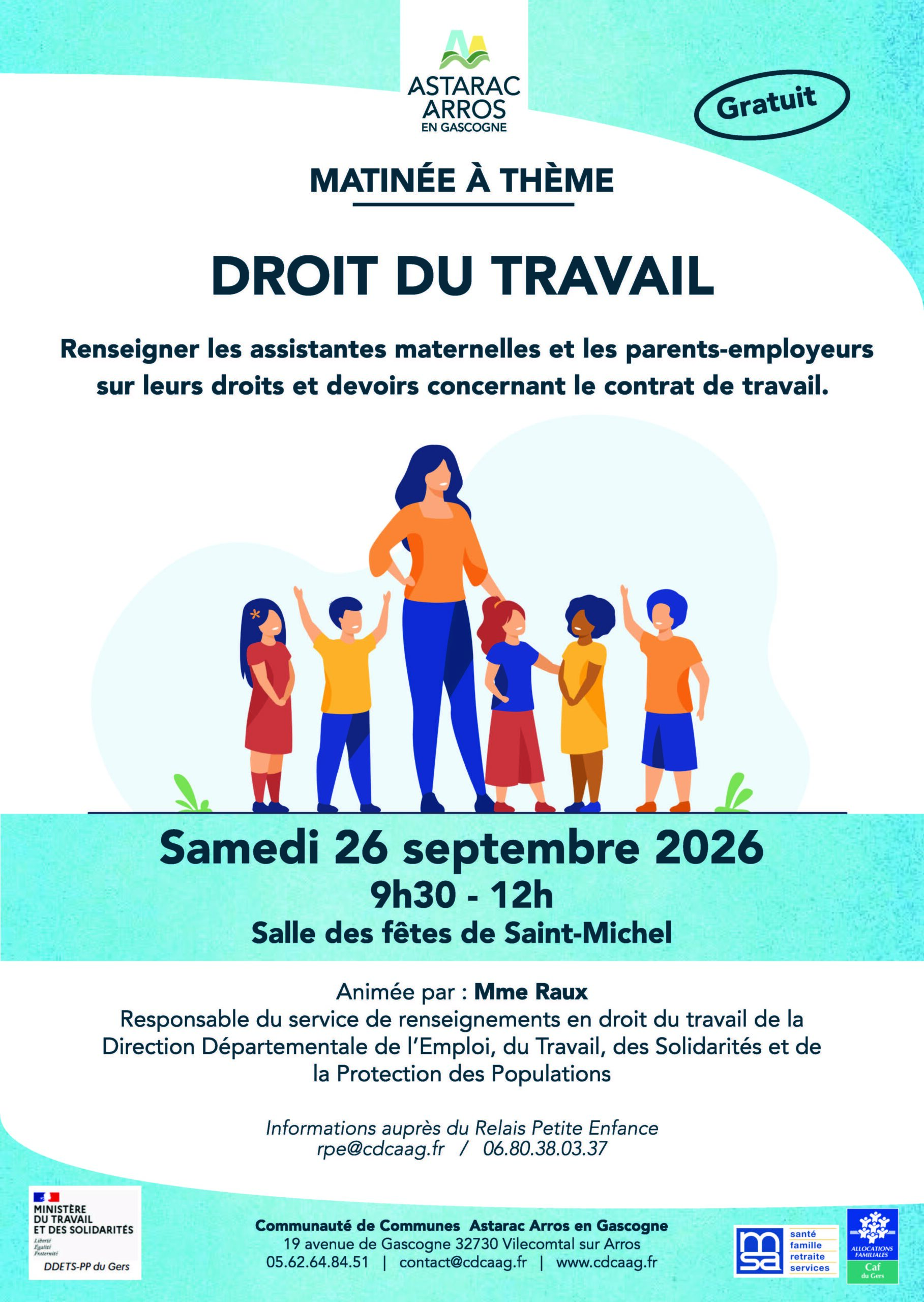 Matinée à thème sur le droit du travail